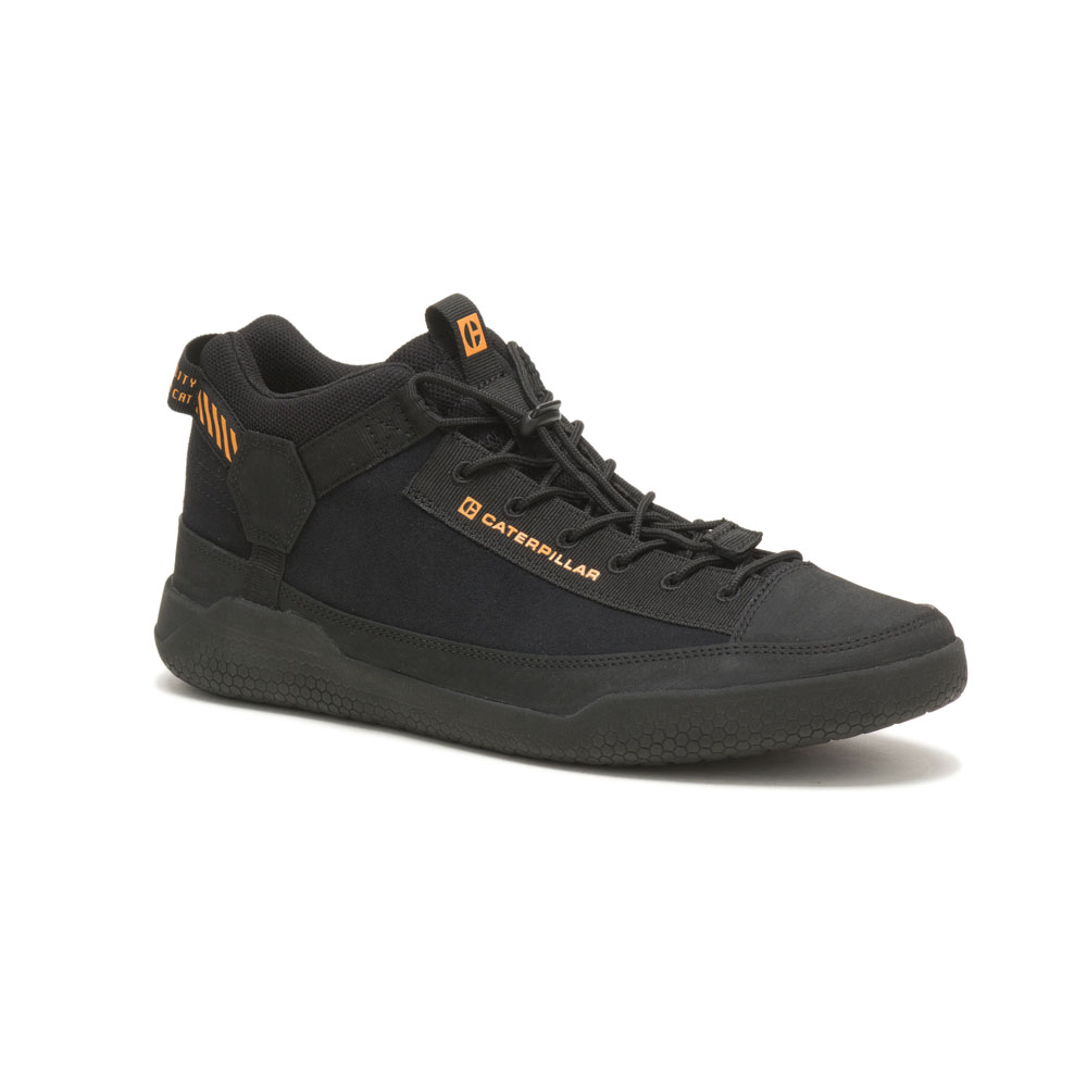 Caterpillar Shoes Online Pakistan - Caterpillar Hex Utility Mens Sneakers Black (792156-WVG)